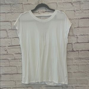 Mono B White Short Sleeve Tee